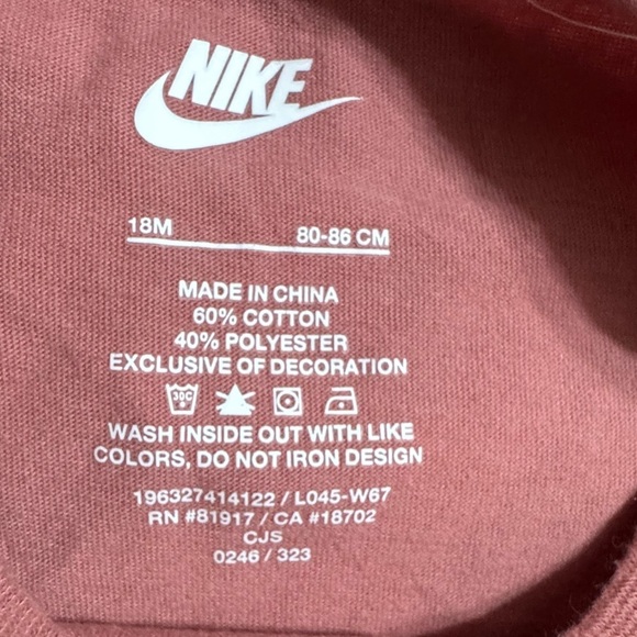 Nike Girls Outfit Size 18m k197 - Picture 7 of 7